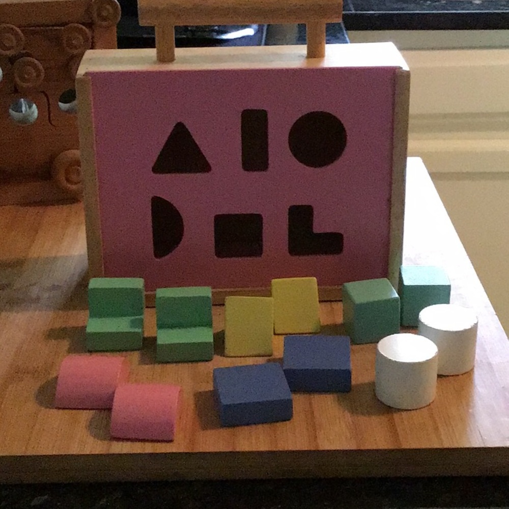 Colorful Wooden Shape Blocks